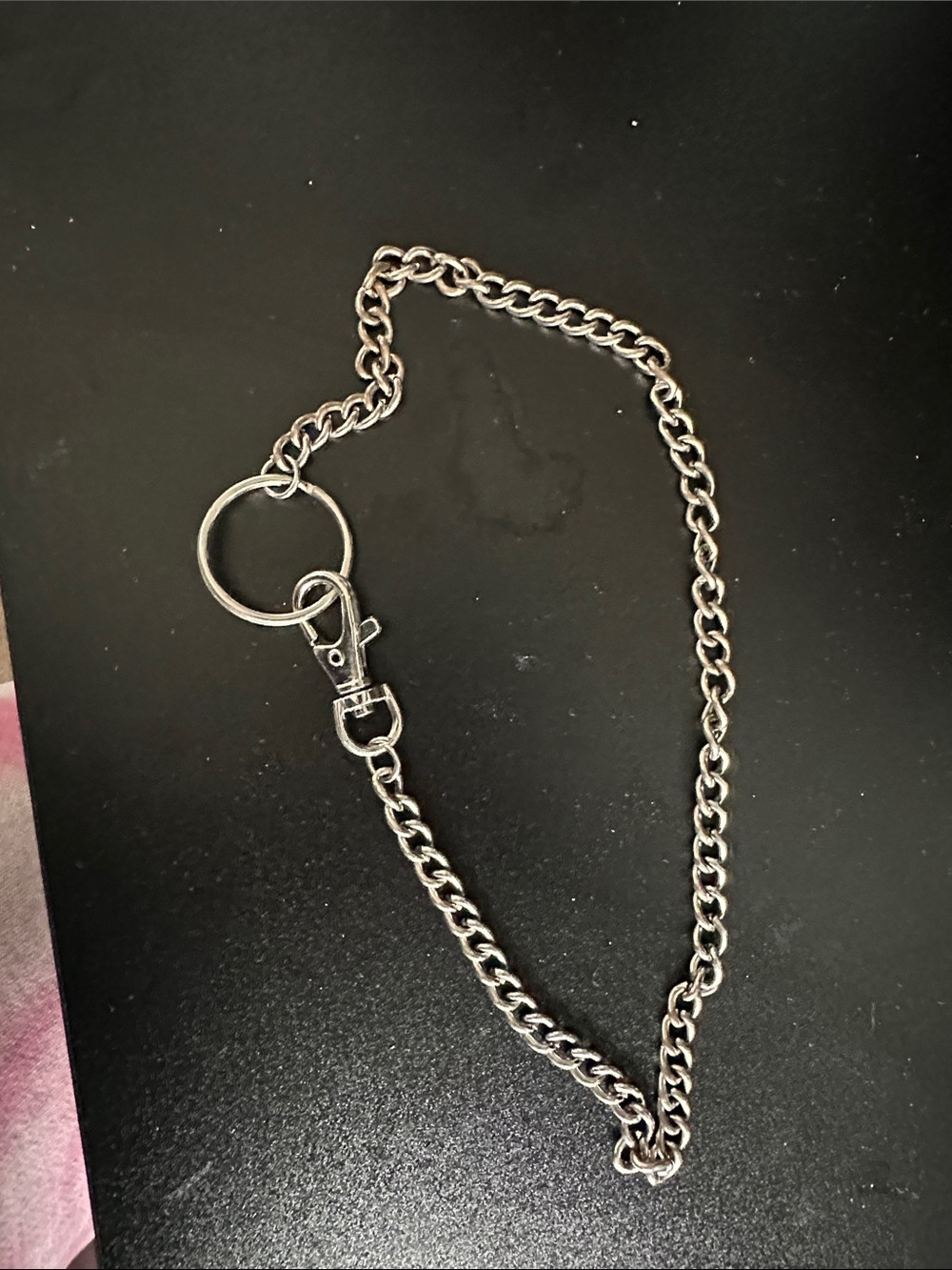 Silver Chain Keyring with Lobster Clasp